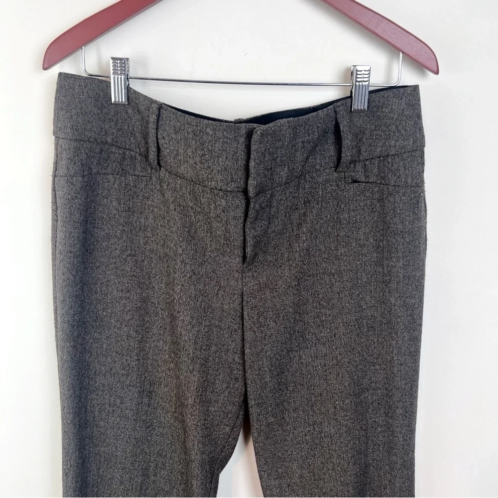 Apt 9 Magic Waist Tummy Control Straight Leg Dress Pants 8 Career Office Brown